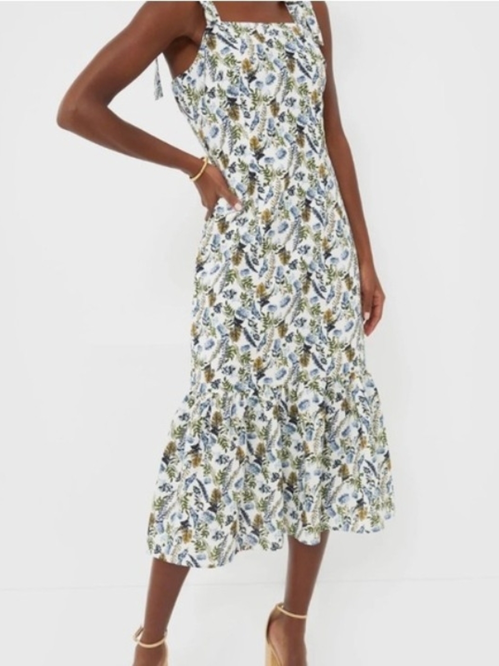 NWOT Hyacinth House Fern & Hydrangea Hadley Dress - Size Large